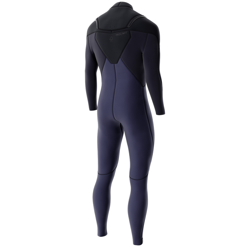 Prolimit Fusion steamer freezip 5/4 mm heren zwart/navy 3