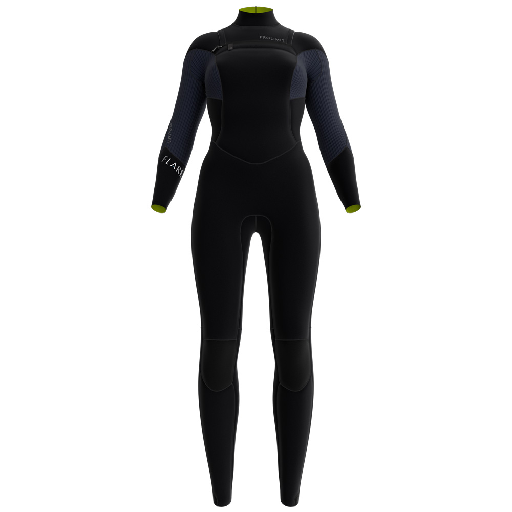 Prolimit Flare steamer freezip 4/3 mm dames zwart/navy 2