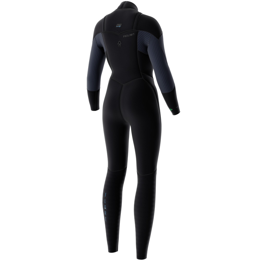 Prolimit Flare steamer freezip 4/3 mm dames zwart/navy 3