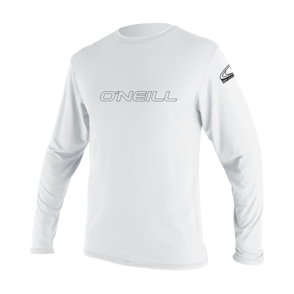 Oneill lange mouwen rash guard kind loose fit wit foto 1