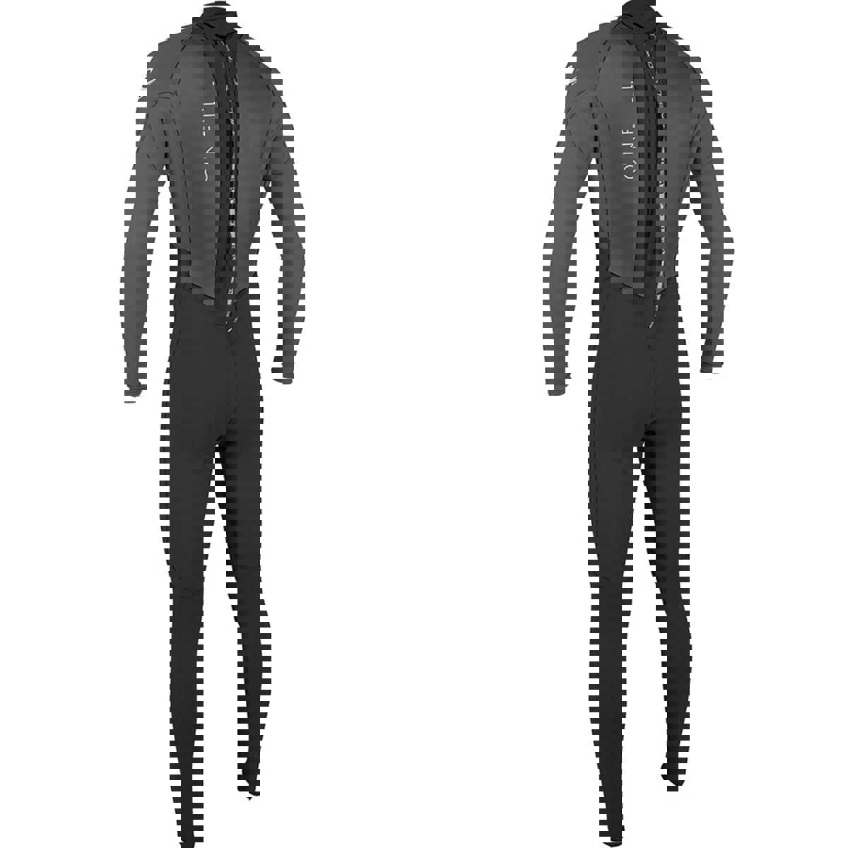 Oneill Reactor-2 3/2 rug rits fullsuit heren zwart/grijs 2