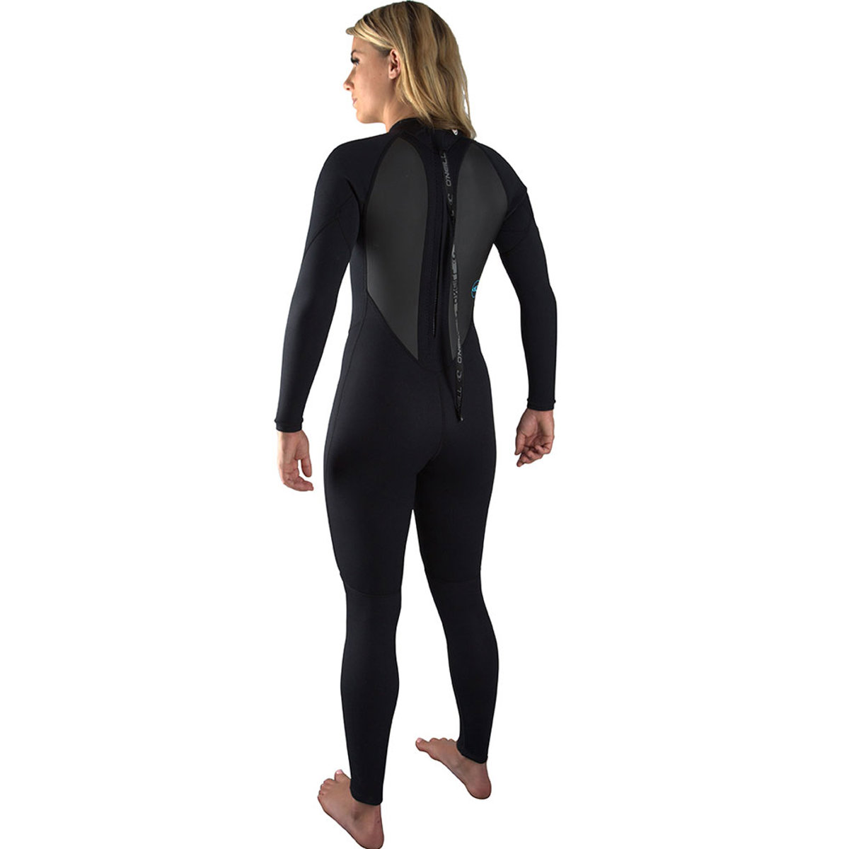 Oneill Reactor-2 3/2mm rug rits fullsuit dames zwart 3