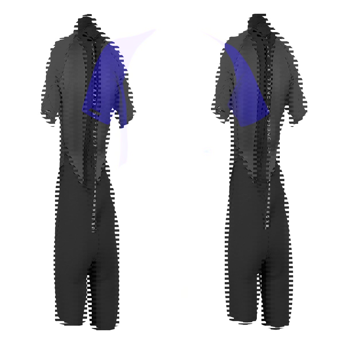 Oneill Reactor-2 2mm rug rits shorty dames zwart/paars 3