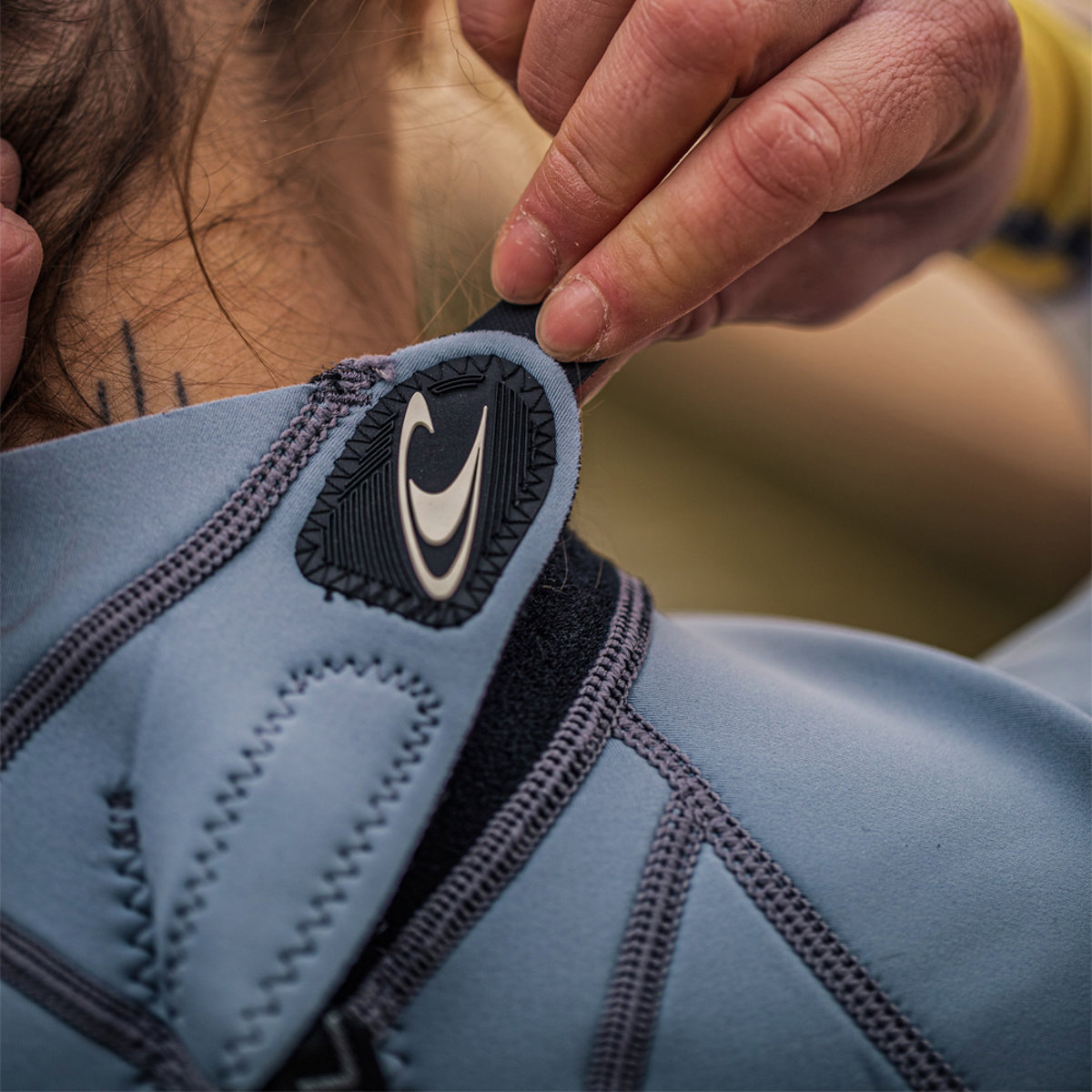 Oneill Bahia fullsuit 3/2 rugrits dames grijs 4