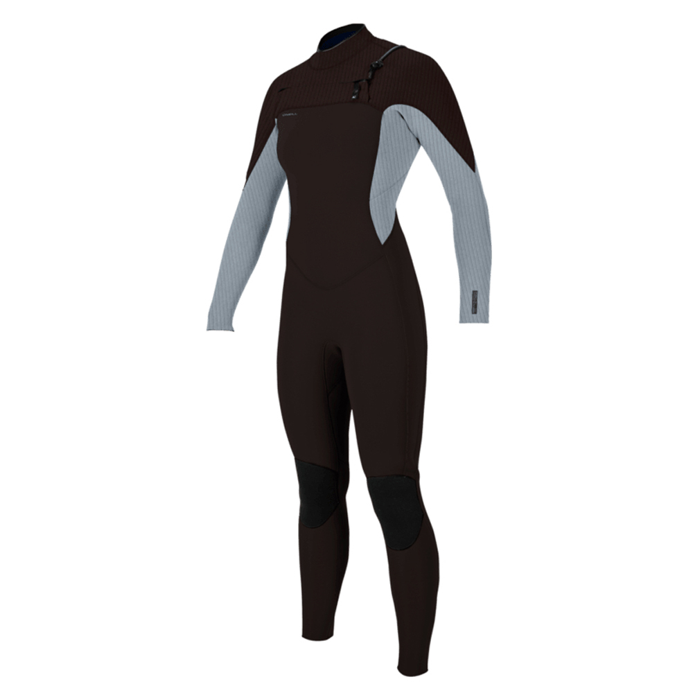 Oneill Hyperfreak fullsuit 4/3+ mm borstrits dames lichtblauw foto 1