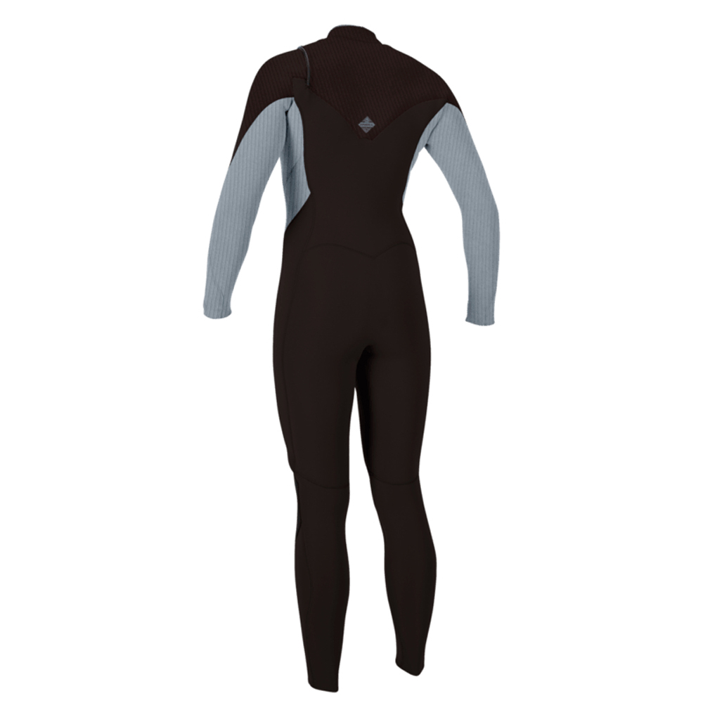Oneill Hyperfreak fullsuit 4/3+ mm borstrits dames lichtblauw 2