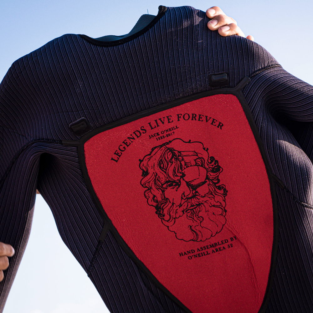 Oneill Mutant Legend  fullsuit 5/4 borstrits zwart met hood 7