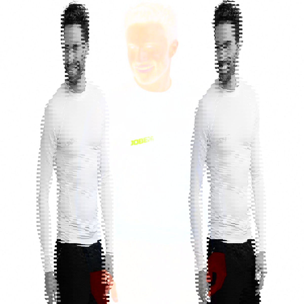 Jobe Rash Guard lange mouwen heren wit 2