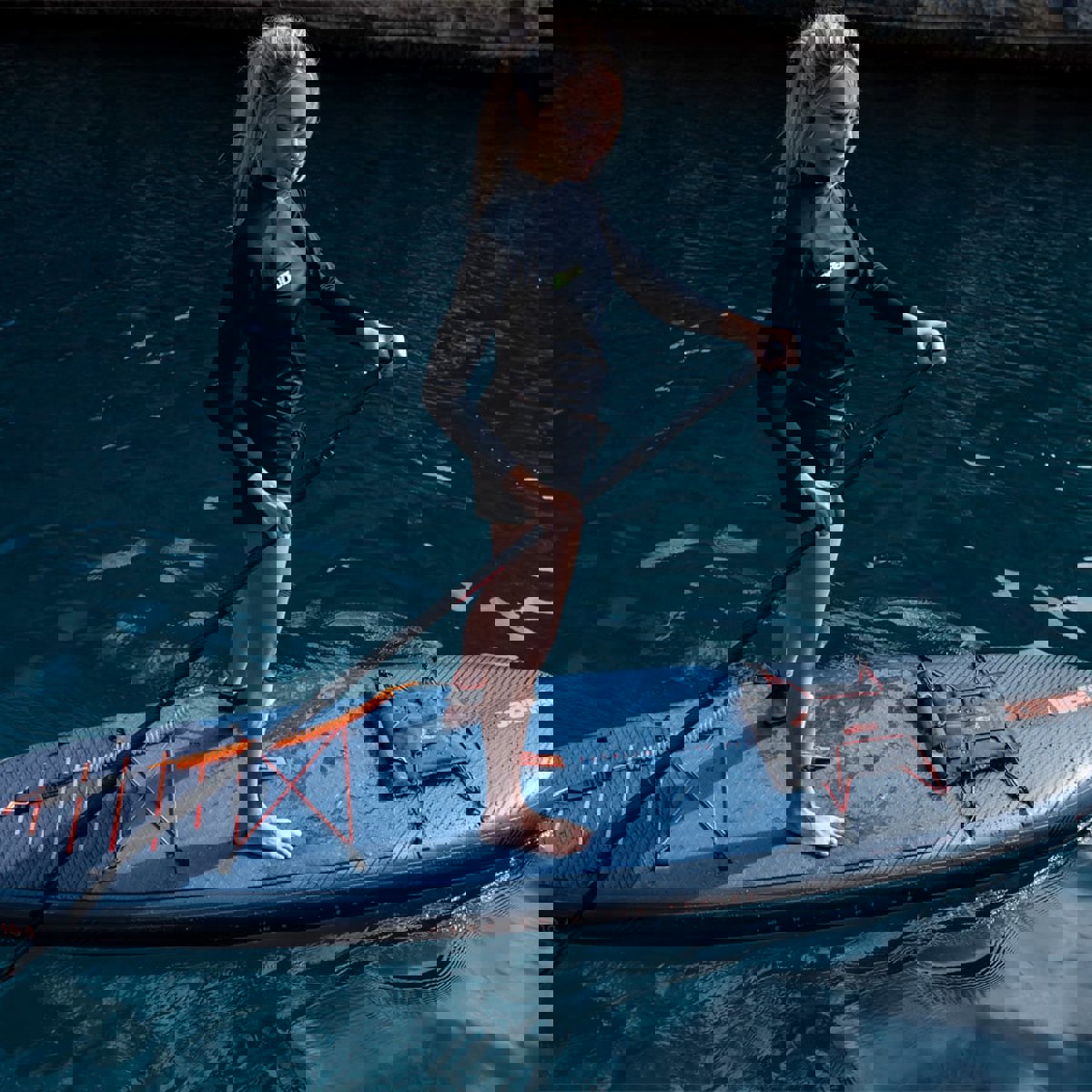 Jobe Rash Guard lange mouwen dames Midnight blauw 5