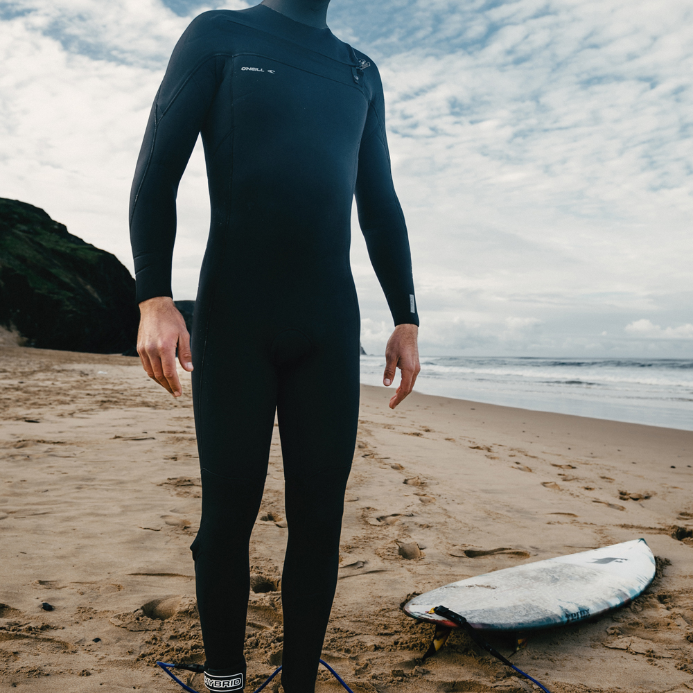 Oneill Epic fullsuit 6/4 borstrits zwart met hood 3