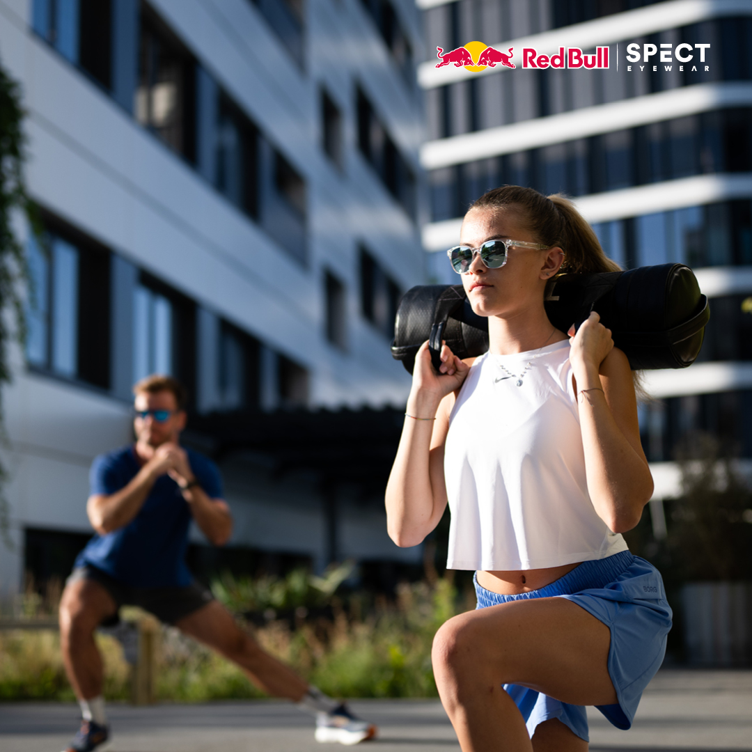 Red Bull Esme zonnebril transparant grijs 4