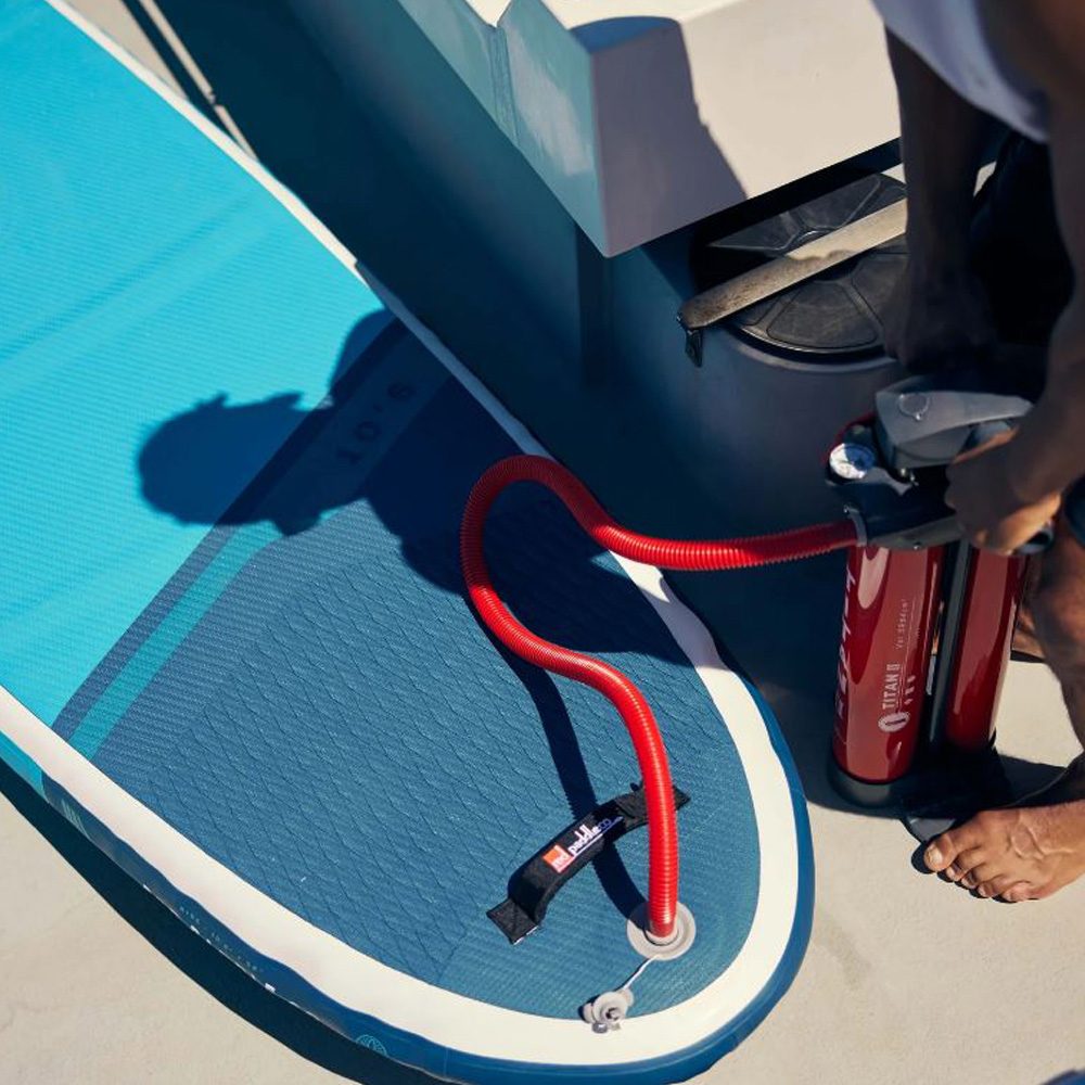 red paddle Ride 10.6 aufblasbares SUP-Paket teal 10