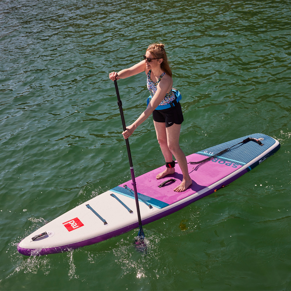 Hybrid Tough lila SUP-Paddel verstellbar