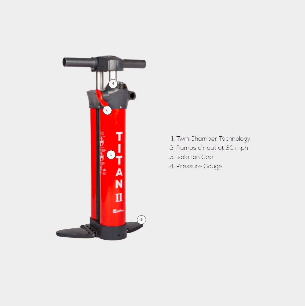 red paddle Titan || SUP Pumpe 4