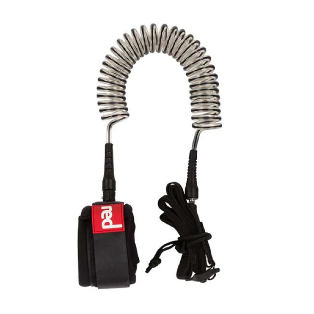 red paddle Coiled SUP-Leash 2