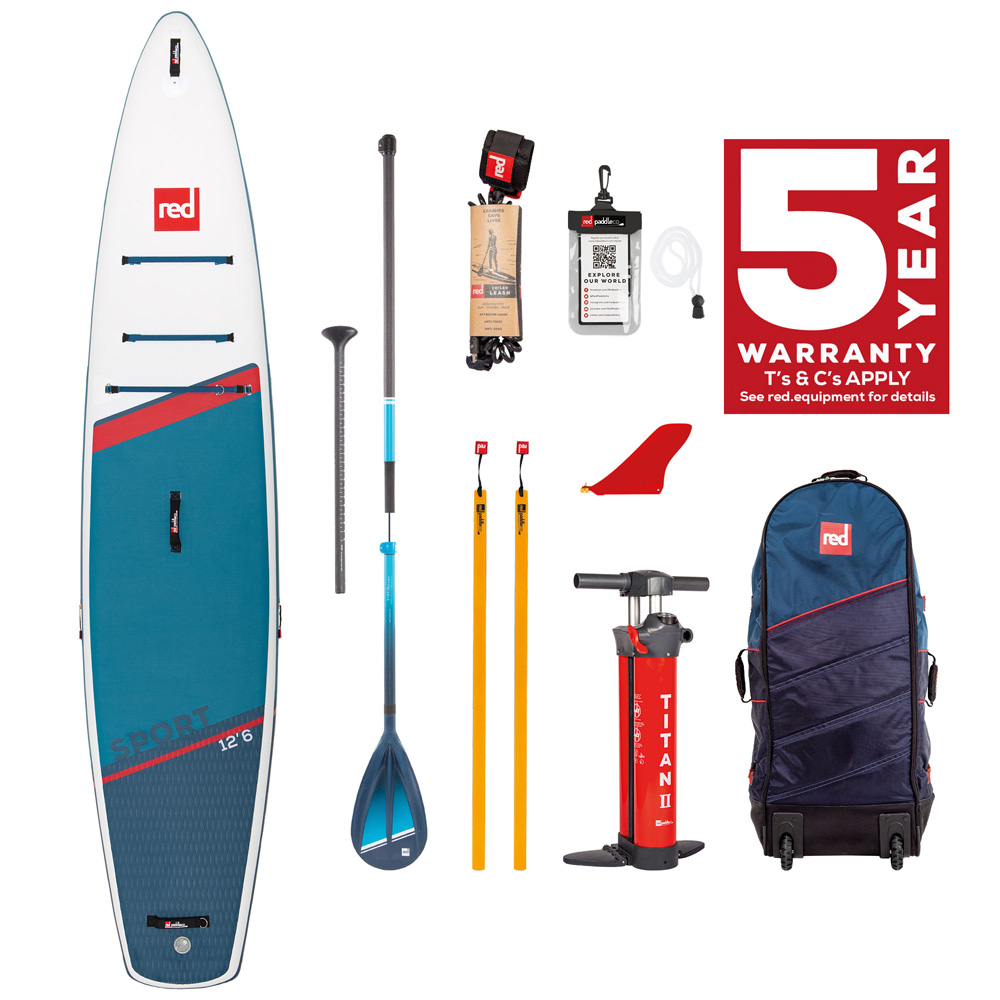red paddle Sport HT 12.6 aufblasbares SUP-Paket foto 1