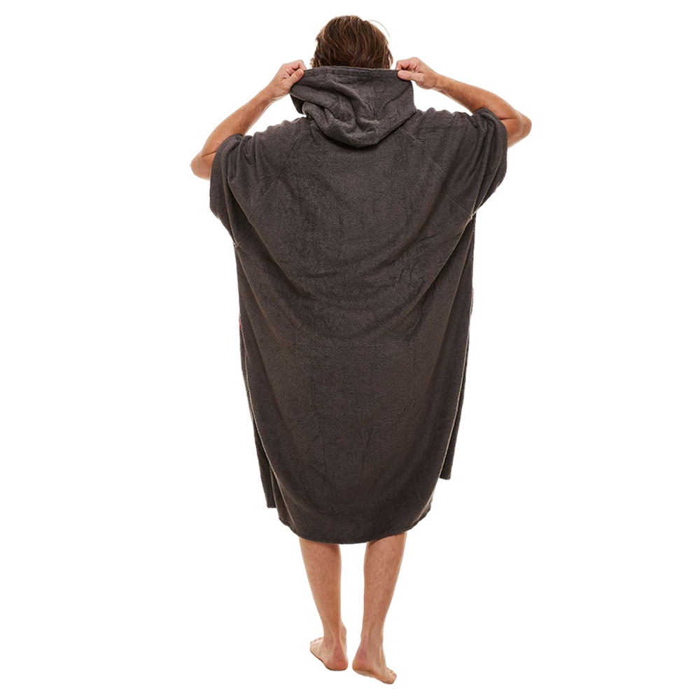 red paddle Luxury Umkleideponcho grau 2