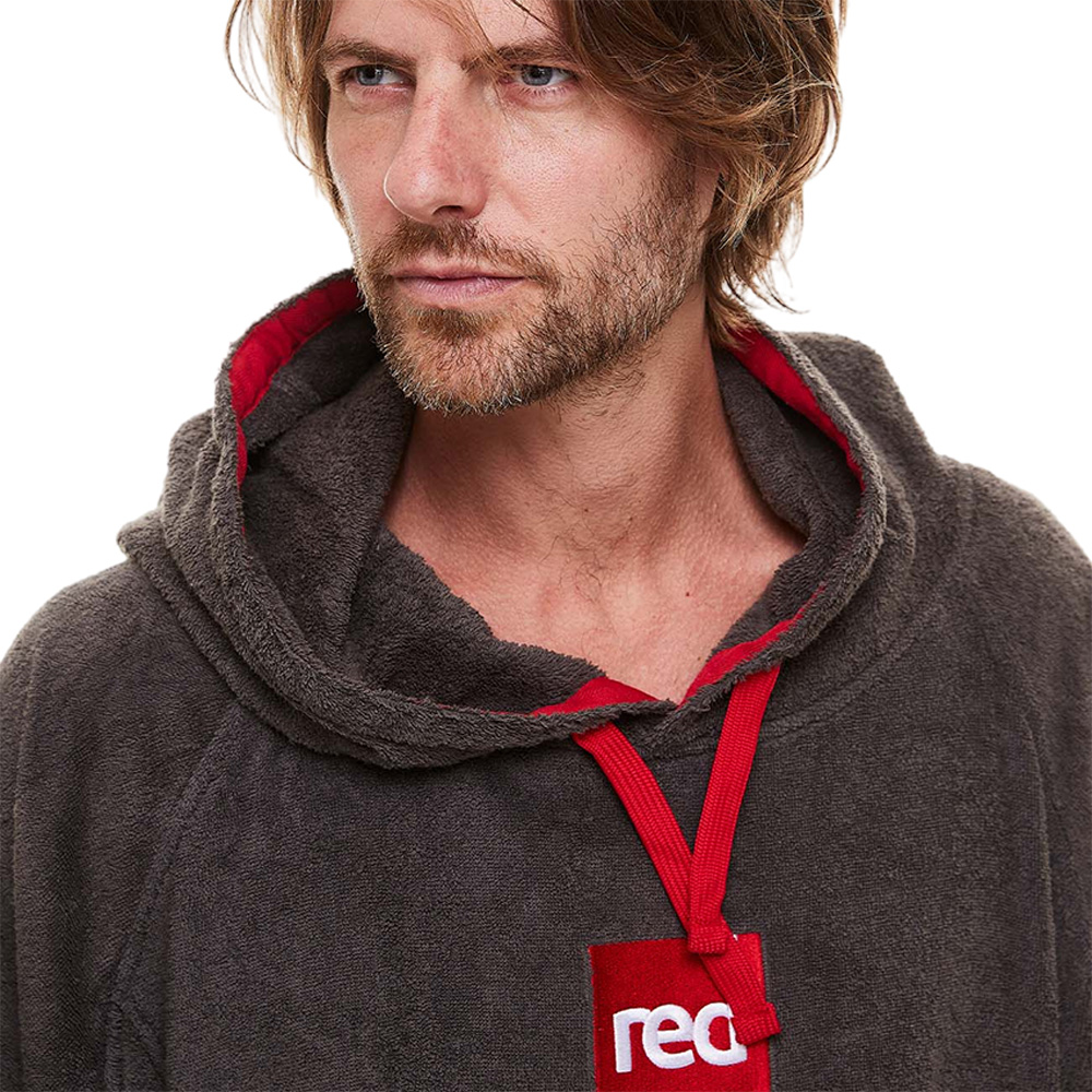 red paddle Luxury Umkleideponcho grau 3
