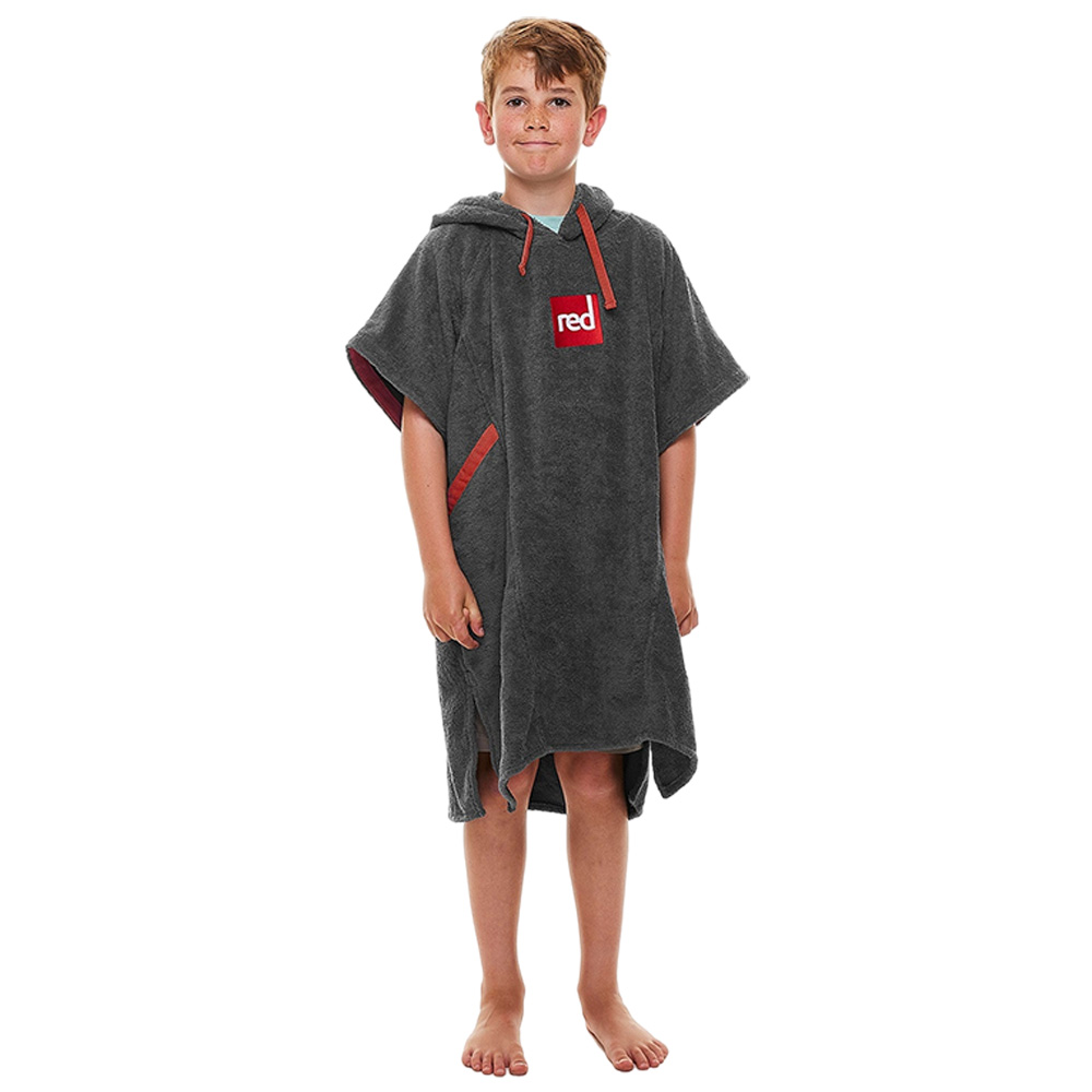 red paddle Luxury Umkleideponcho Kinder grau foto 1
