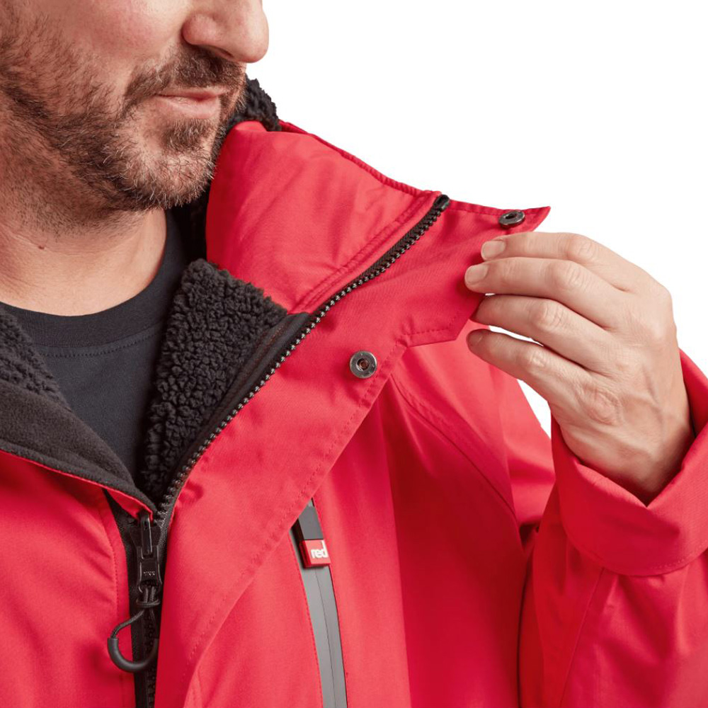 red paddle Pro Change Jacket mit langen Ärmeln Unisex rot 6