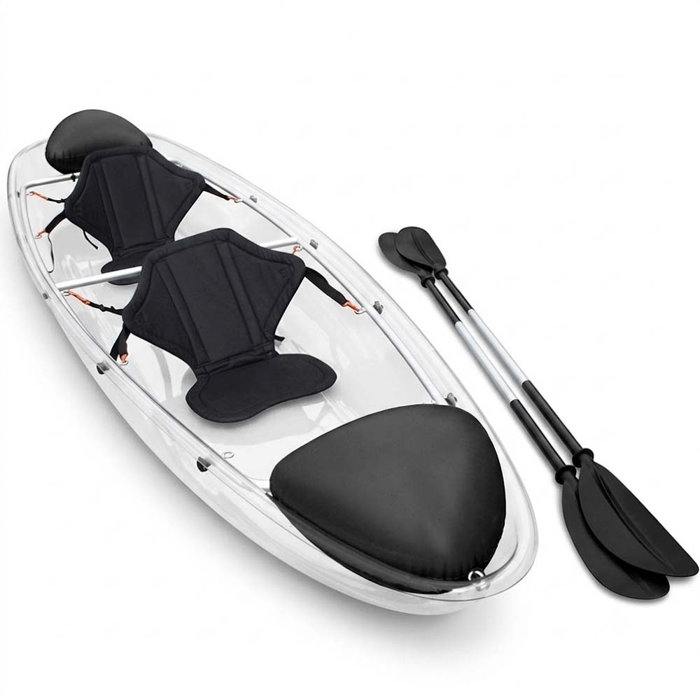 AERO 6X Wakeboard-Bindung schwarz Transparentes Kajak für 2 Personen 2