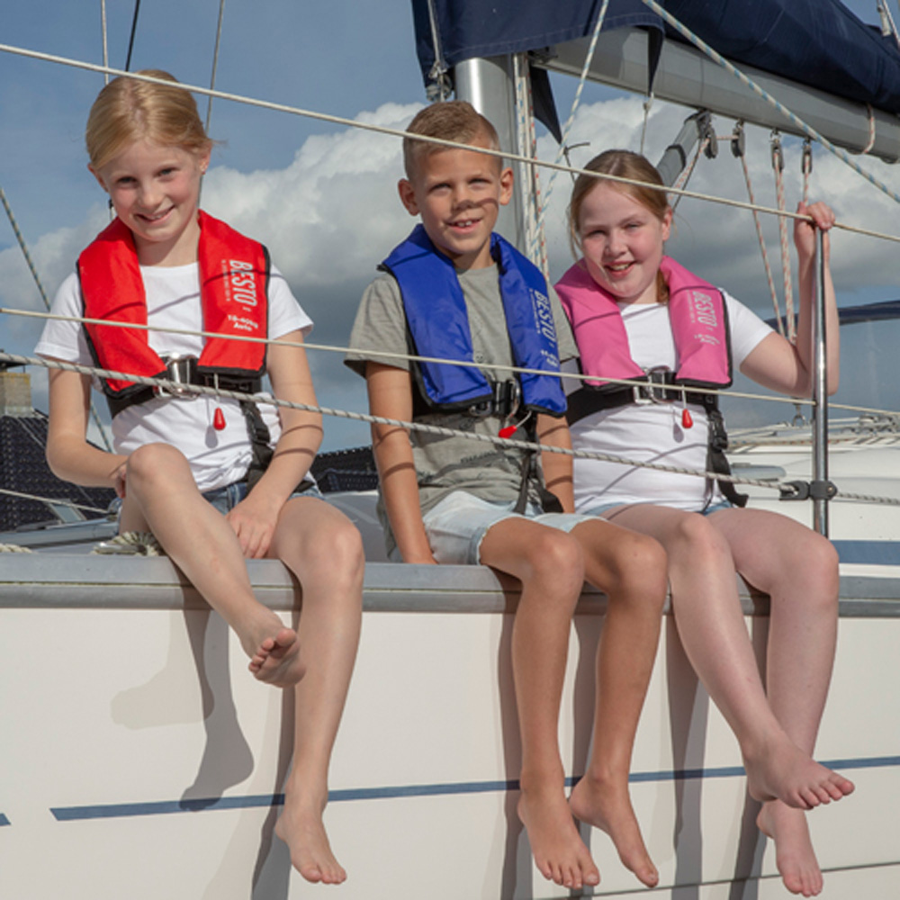 Besto automatische Rettungsweste pro Junior 100N rosa 15-40kg 4