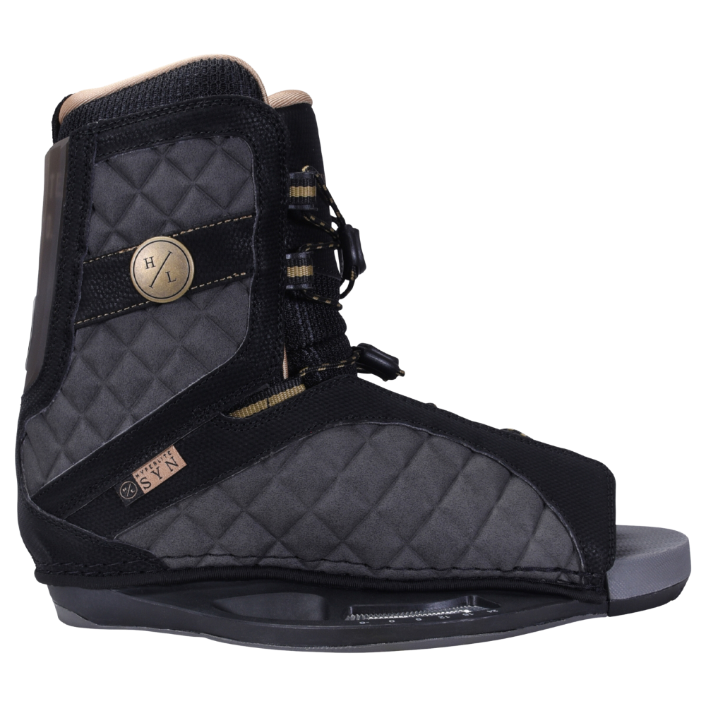 Hyperlite Hyperlite Syn Wakeboard-Bindungen für Damen Schwarz/Gold 3