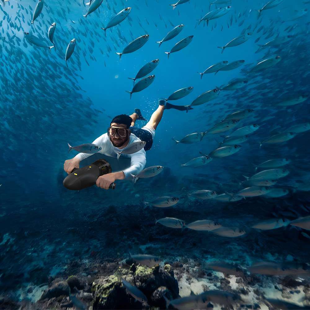 Spinera Unterwasser Powerfin und Scooter 5