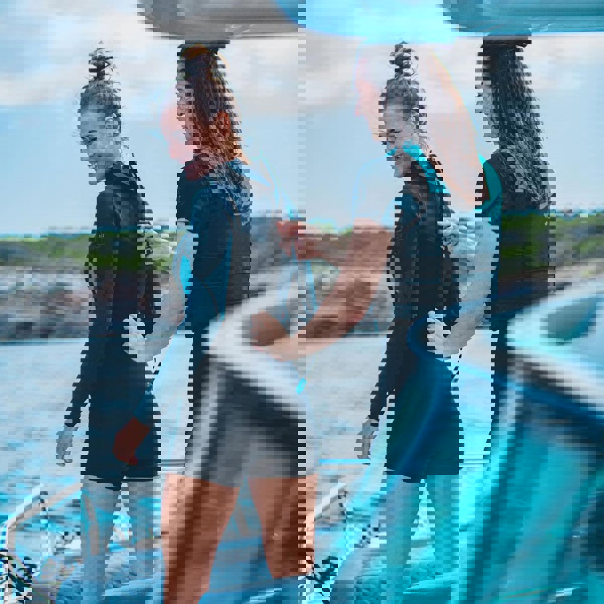 Jobe Nylon Schwimmweste Damen Vintage Teal 8