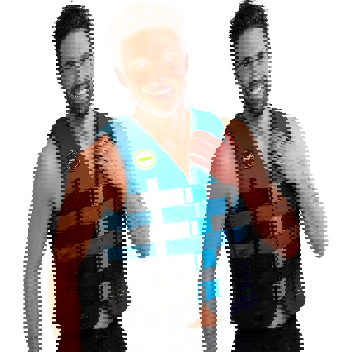 Jobe 4 Schnallen Schwimmweste Teal 5