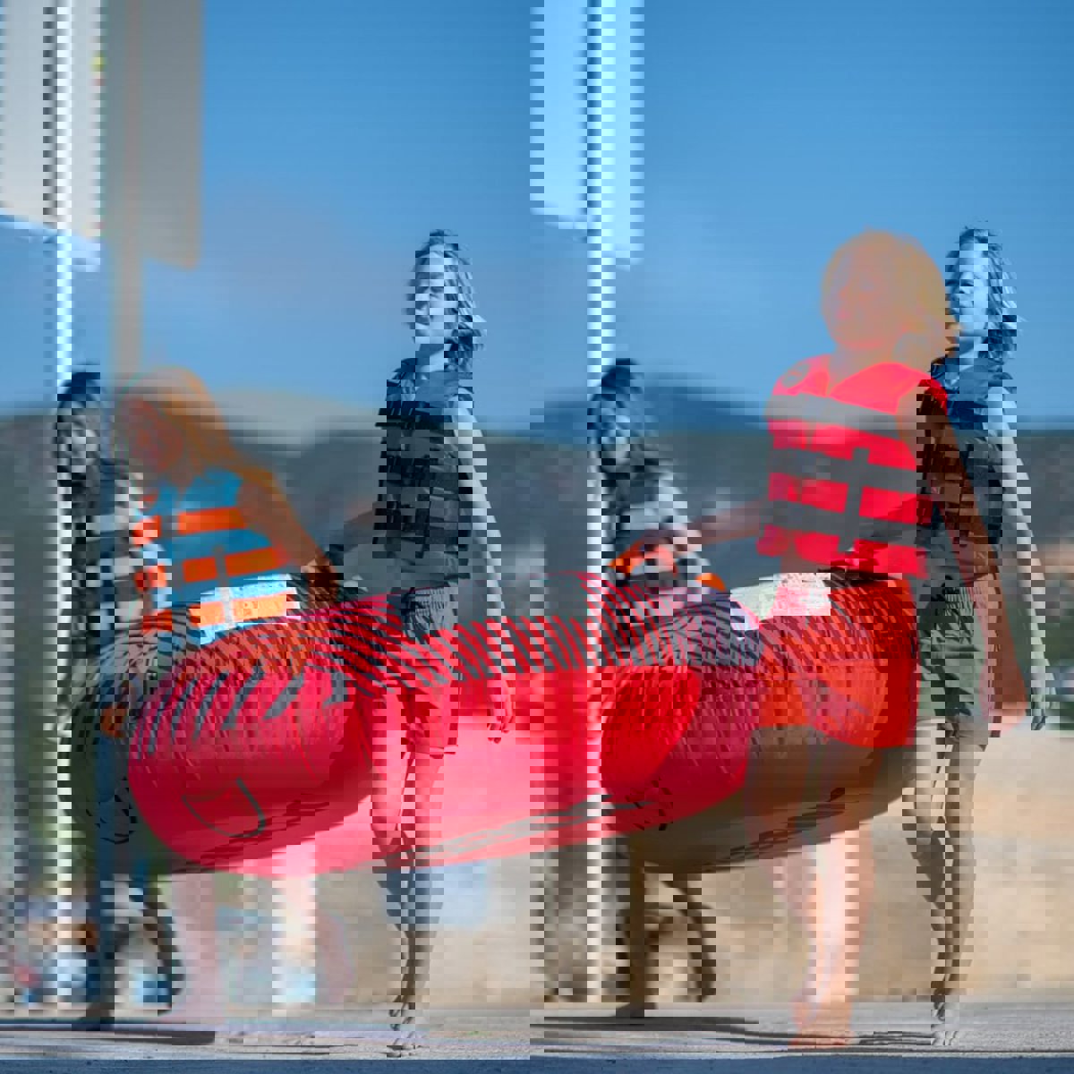 Jobe Nylon Schwimmweste für Kinder in Rot 6