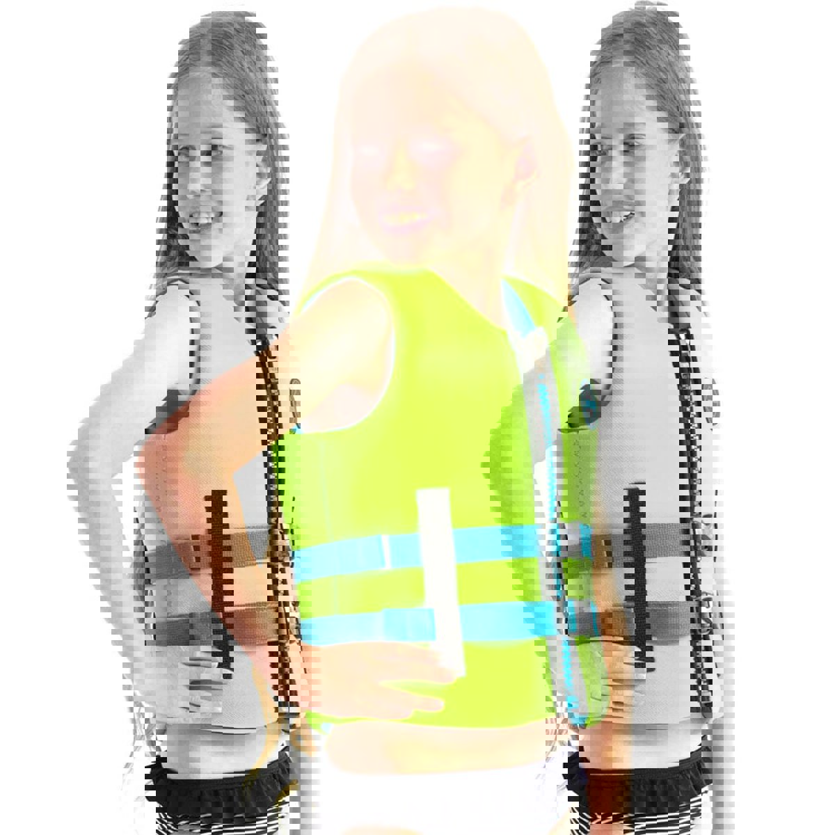 Jobe Neopren-Schwimmweste für Kinder in Limettengrün 7