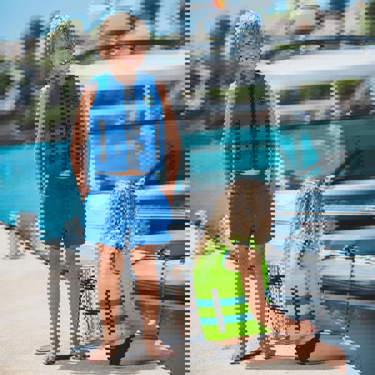 Jobe Neopren-Schwimmweste für Kinder in Limettengrün 9