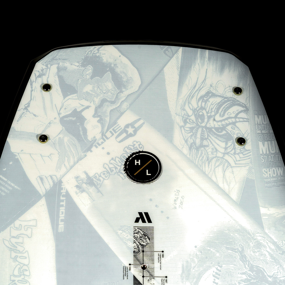 Hyperlite Murray Wakeboard 134 cm mit Team OT Bindungen 5