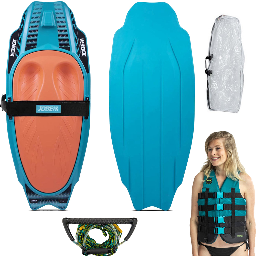 Jobe Slash Kneeboard-Paket Teal Deluxe foto 1