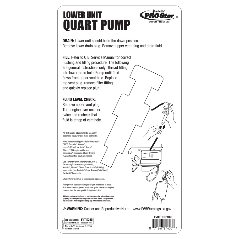Starbrite Flexibler Schlauch mit Pumpe 2