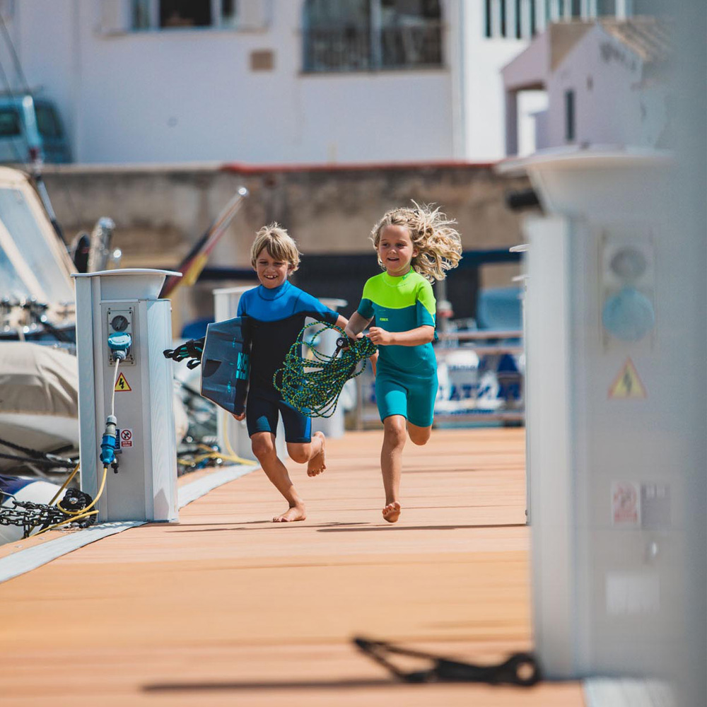 Jobe Boston 2mm Shorty Neoprenanzug Kinder teal 3