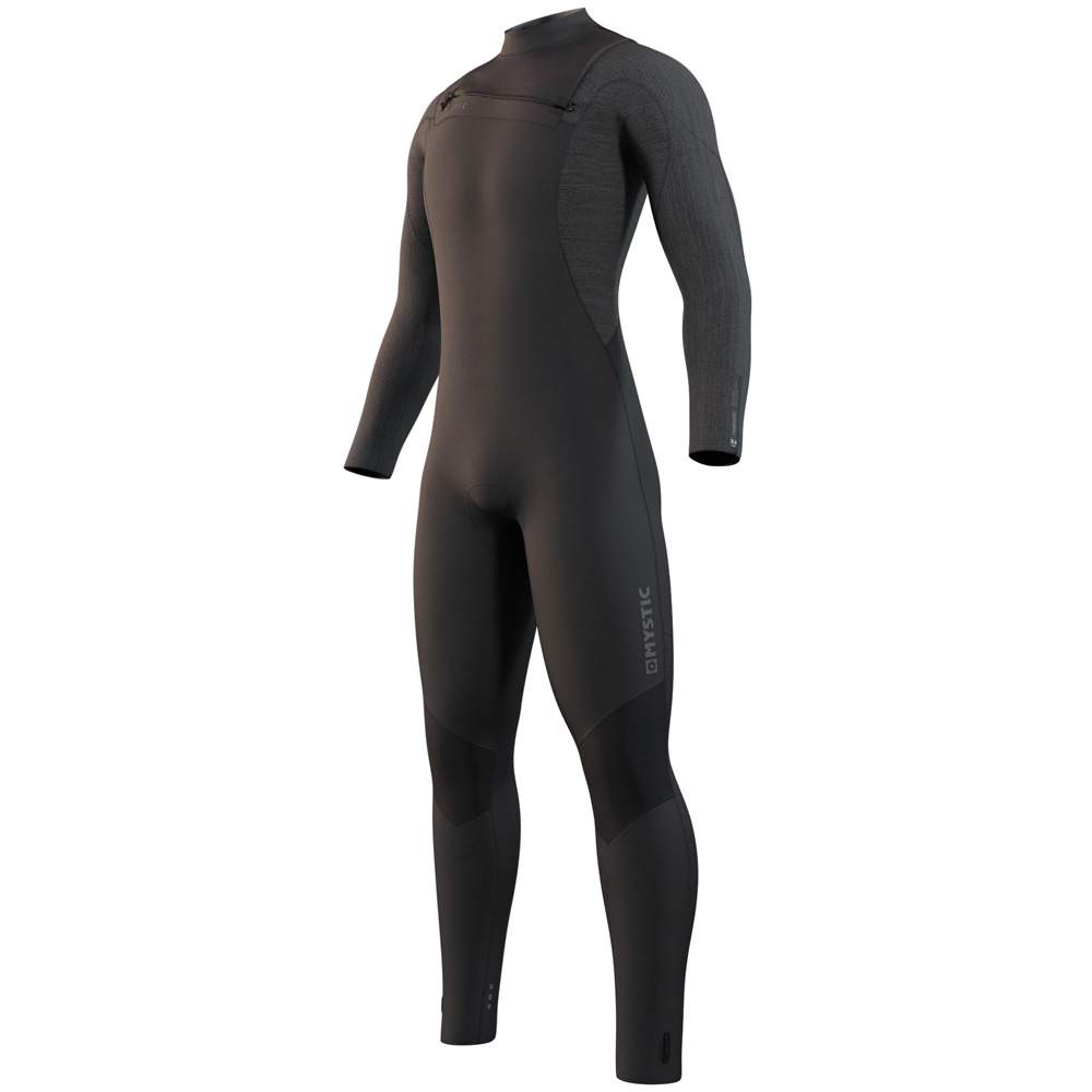 Mystic Majestic Fullsuit 3/2mm Brustreißverschluss Herren Schwarz foto 1