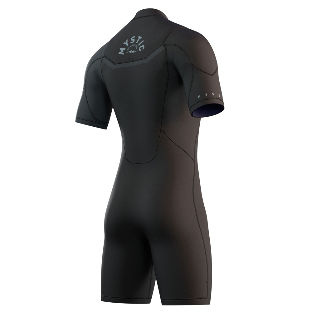 Mystic Marshall Shorty 3/2mm Brustreißverschluss Herren schwarz/grau 2