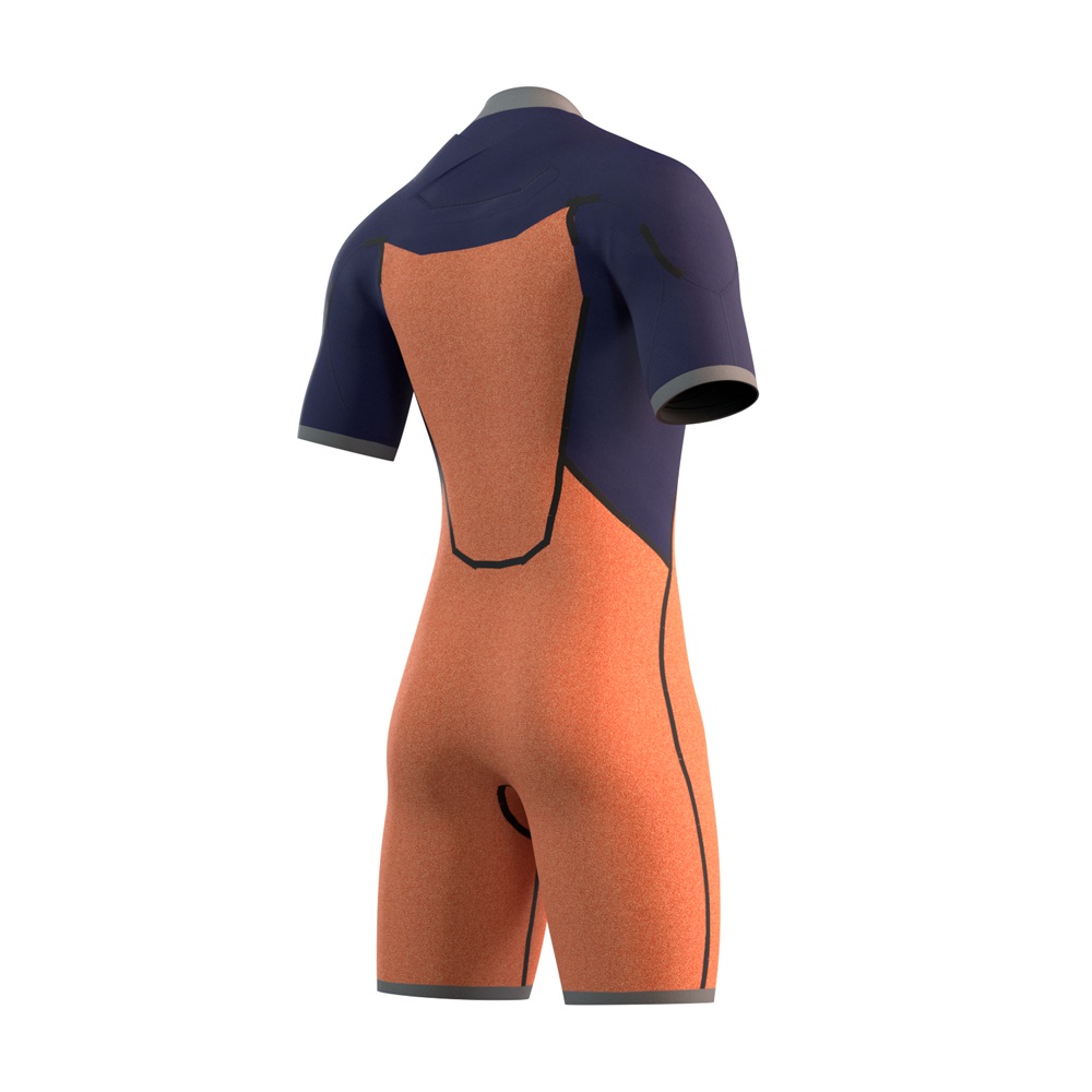 Mystic Marshall Shorty 3/2mm Brustreißverschluss Herren schwarz 4