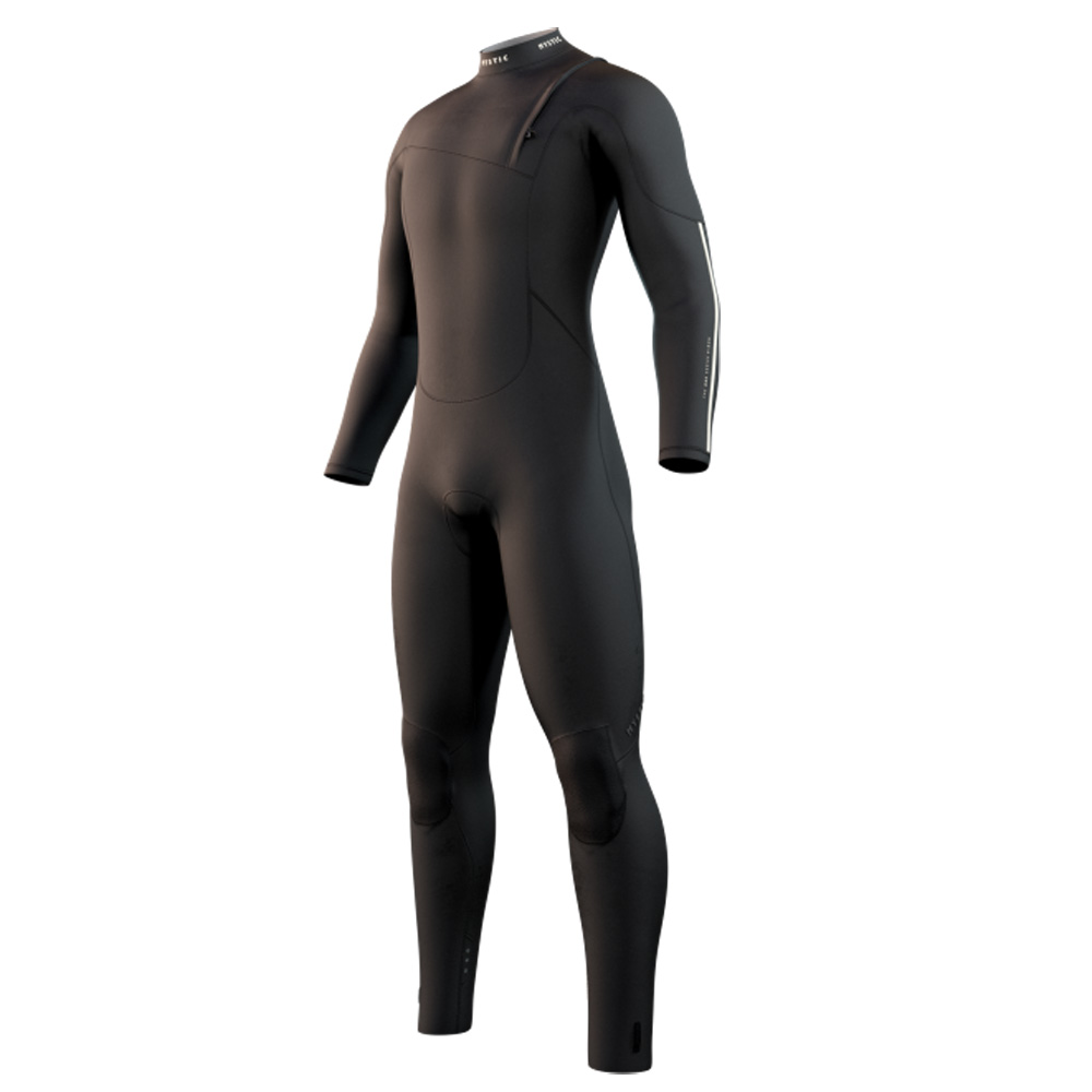 Mystic Der One Fullsuit 5/3 mm Herrenanzug in Schwarz ohne Reißverschluss foto 1