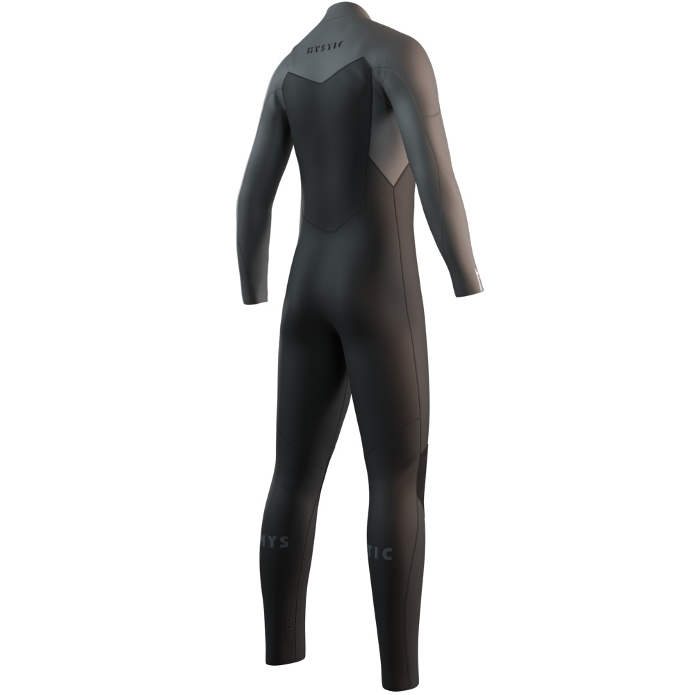 Motion Fullsuit 5/3 mm Brustreißverschluss Kind Schwarz