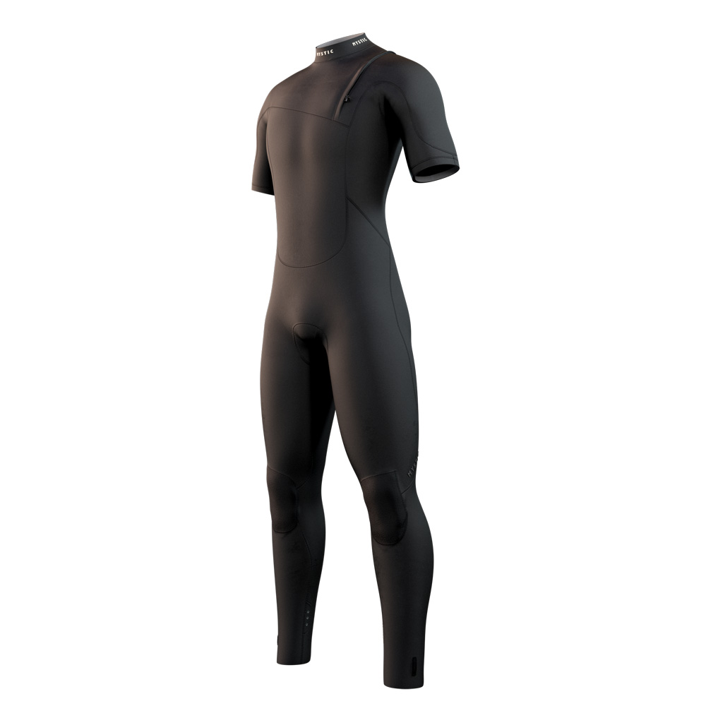 Mystic The One Shortarm 3/2 mm Zipfree Herren Schwarz foto 1