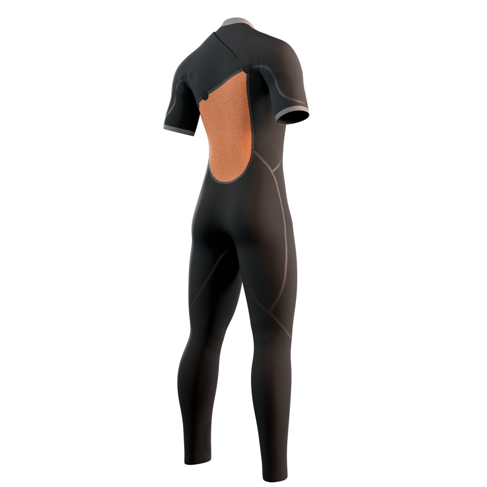 Mystic The One Shortarm 3/2 mm Zipfree Herren Schwarz 4