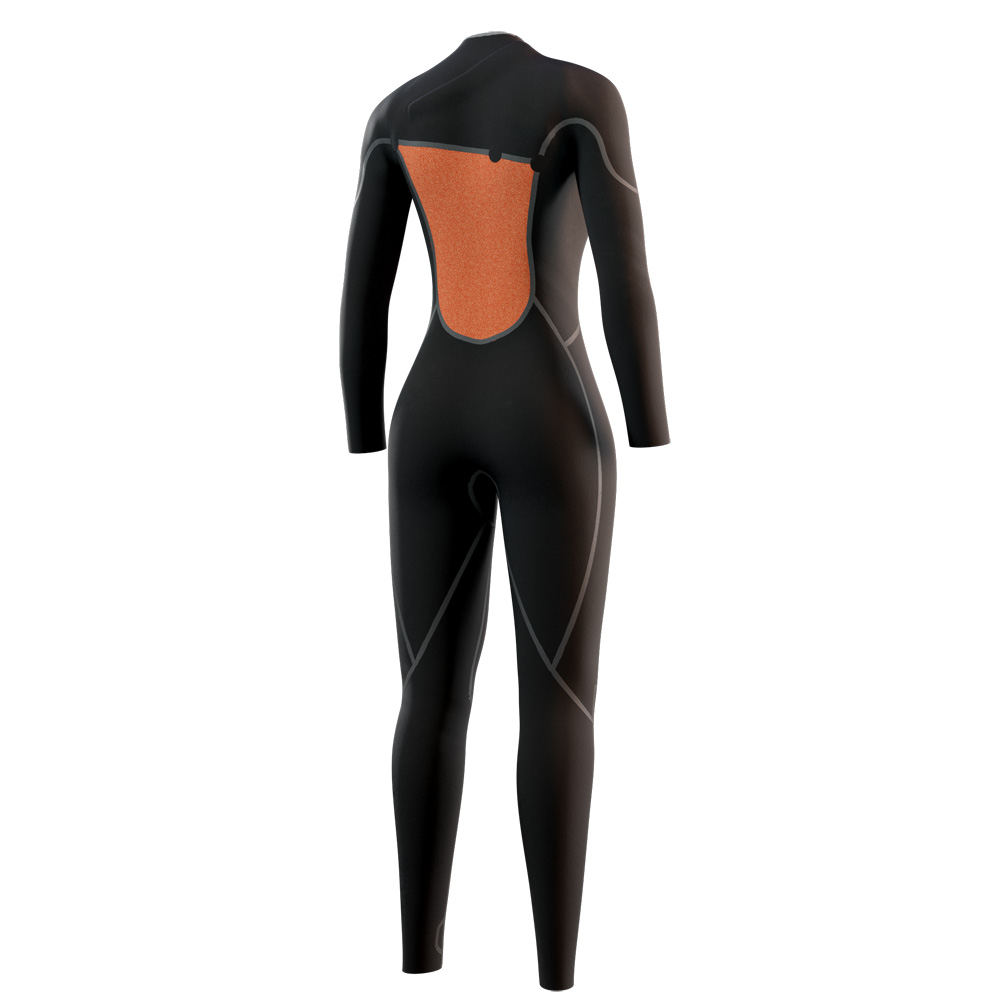 Mystic The One Fullsuit 4/3 mm Zipfree Damen schwarz 4
