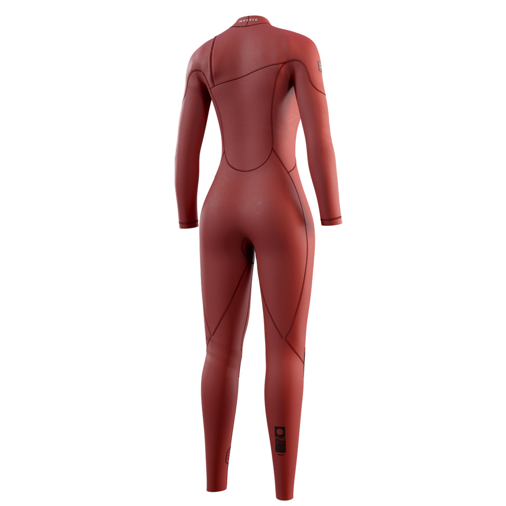 Mystic The One Fullsuit 3/2 mm Zipfree Damen Orange 2