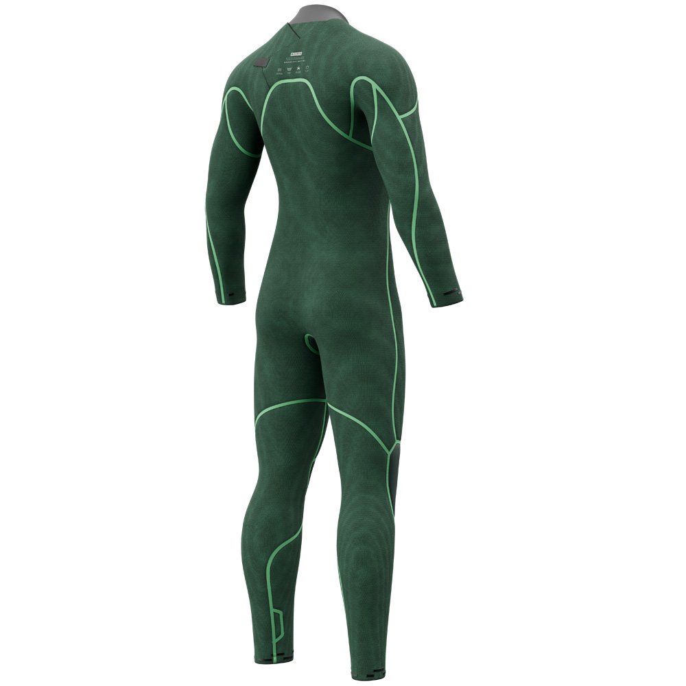 Mystic Majestic Fullsuit 5/4 mm Brustreißverschluss Herren Teal 4