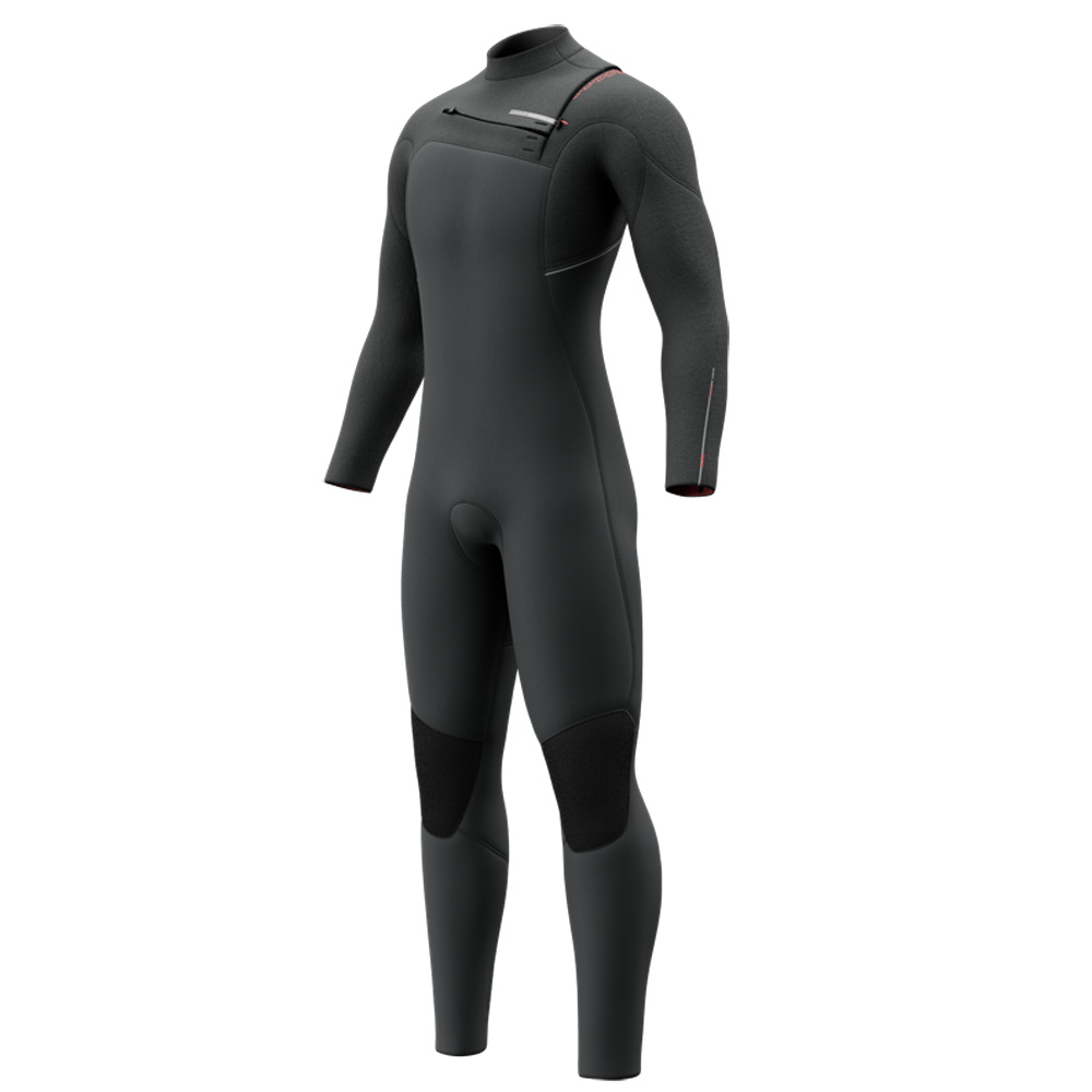 Mystic Majestic Fullsuit 3/2mm Brustreißverschluss Herren Grau foto 1