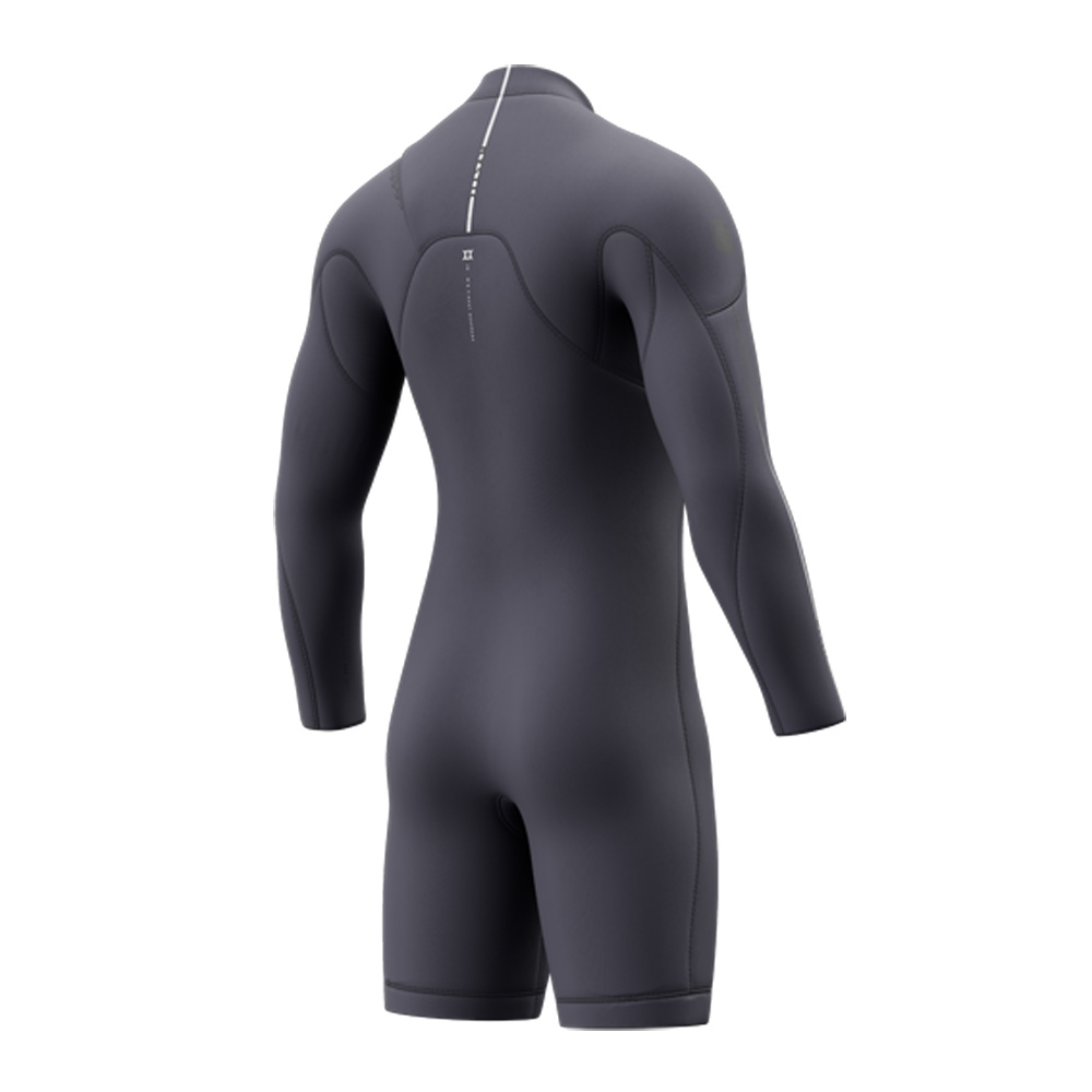 Mystic The One Longarm Shorty 3/2mm Zipfree Herren Navy 2
