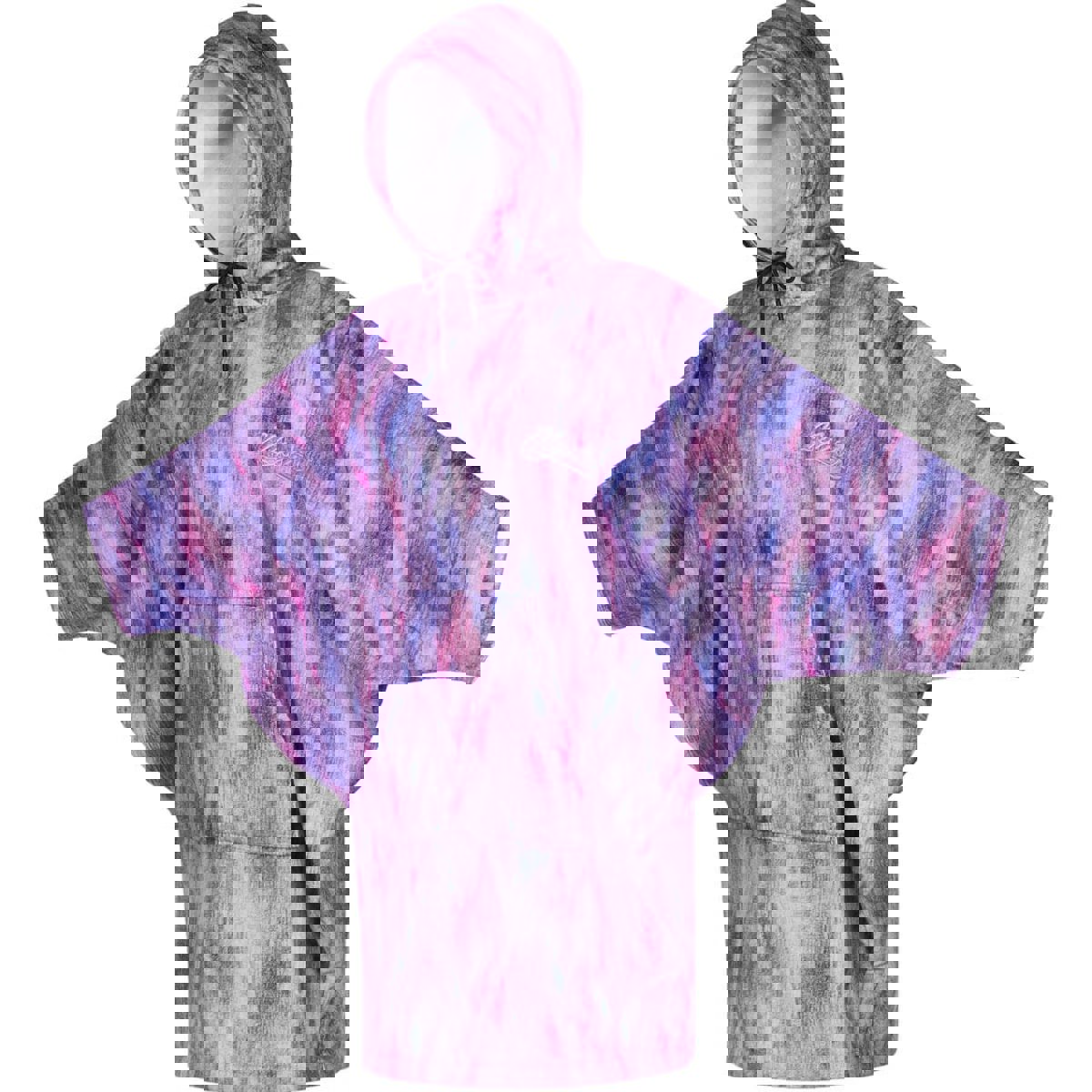 Mystic Poncho Damen lila/violett 5